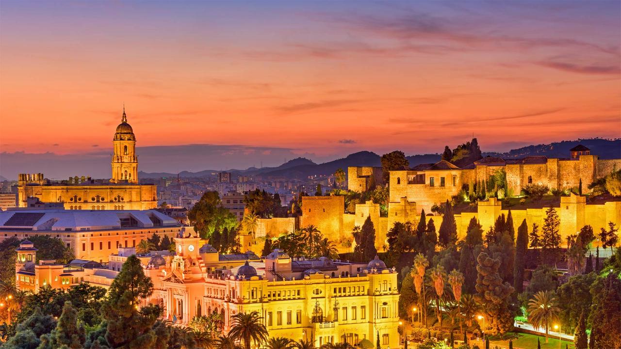 Málaga — vista panorámica