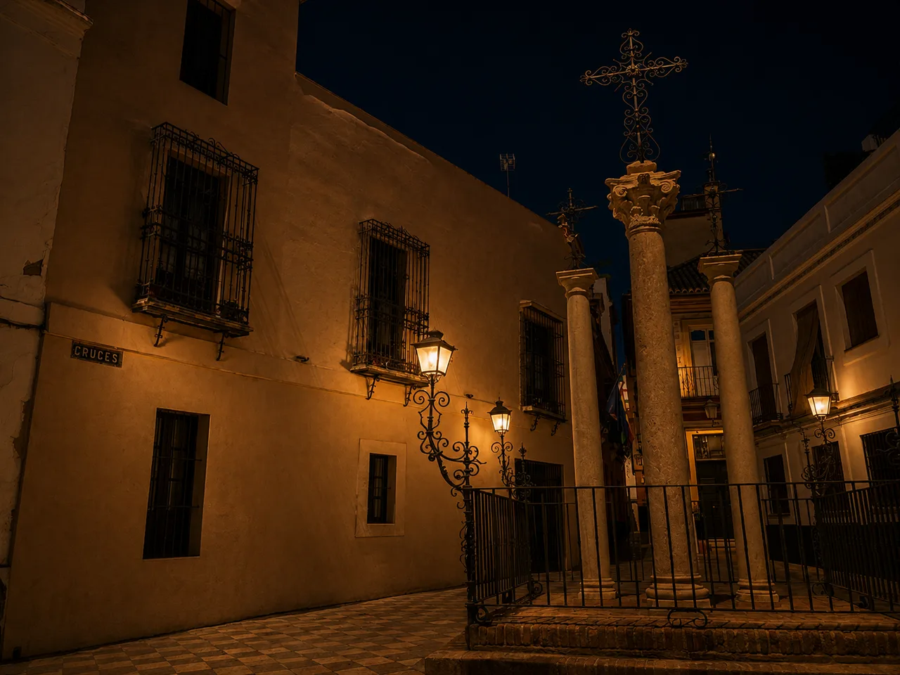 Calle Cruces, barrio de Santa Cruz, Sevilla